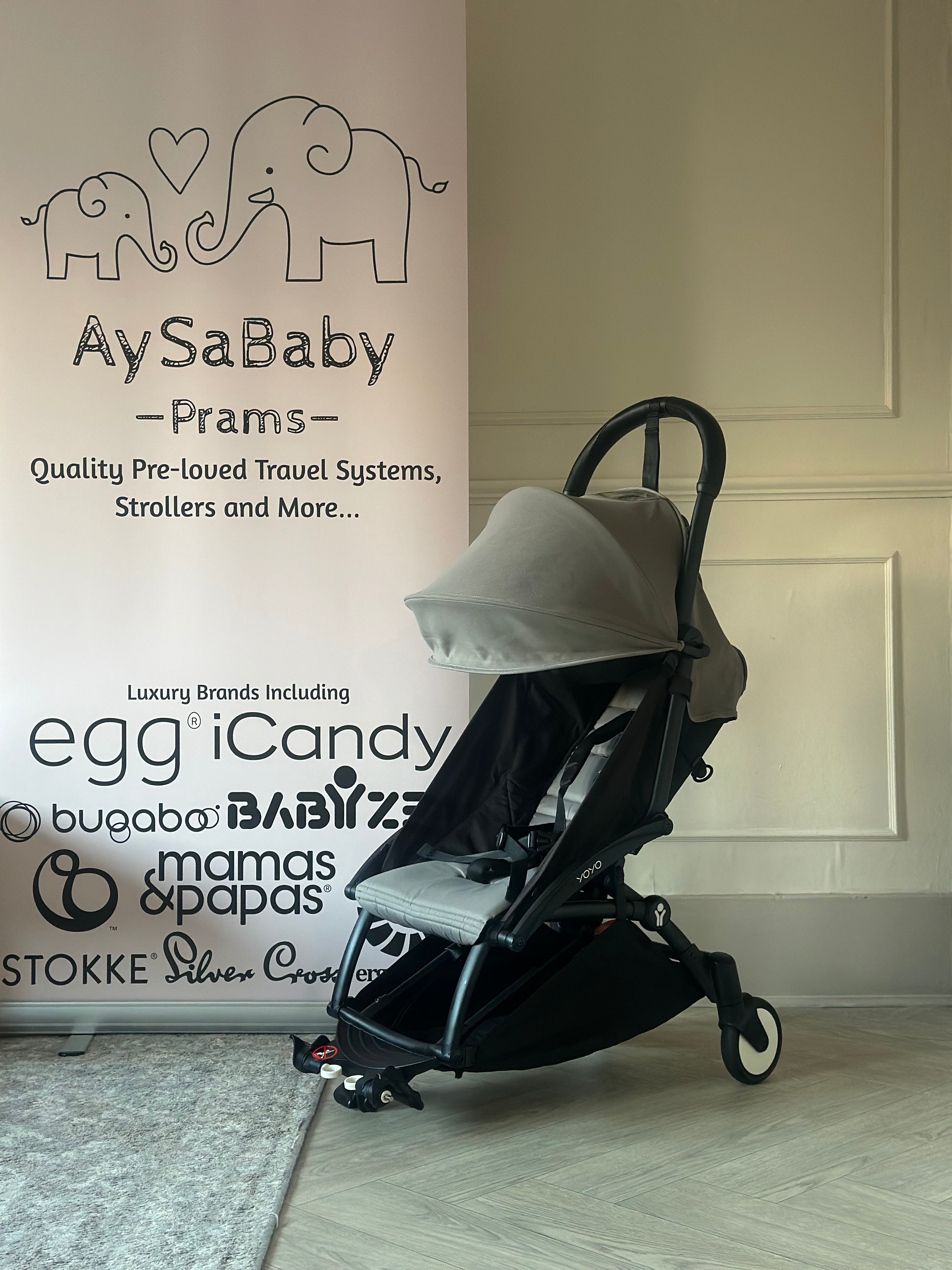🩶 Babyzen Yoyo Connect Travel Stroller- Black🩶