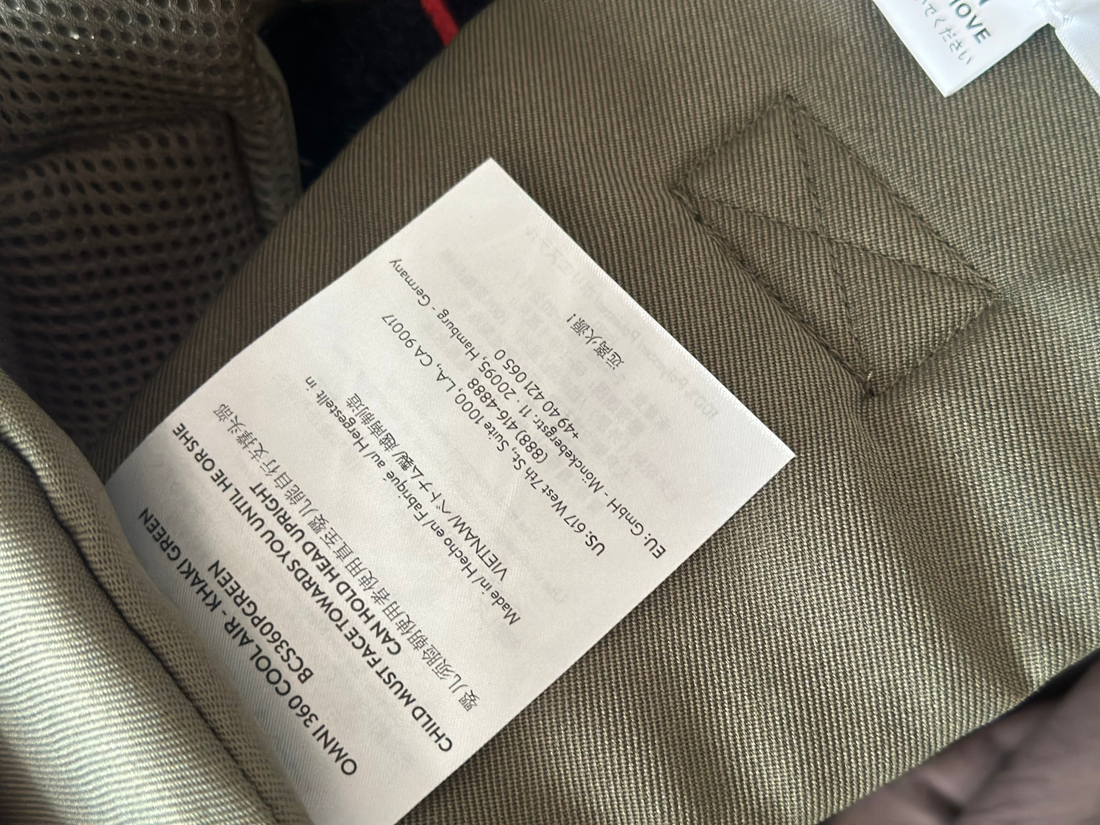 Ergobaby Omni 360- Cool Air- Khaki Green