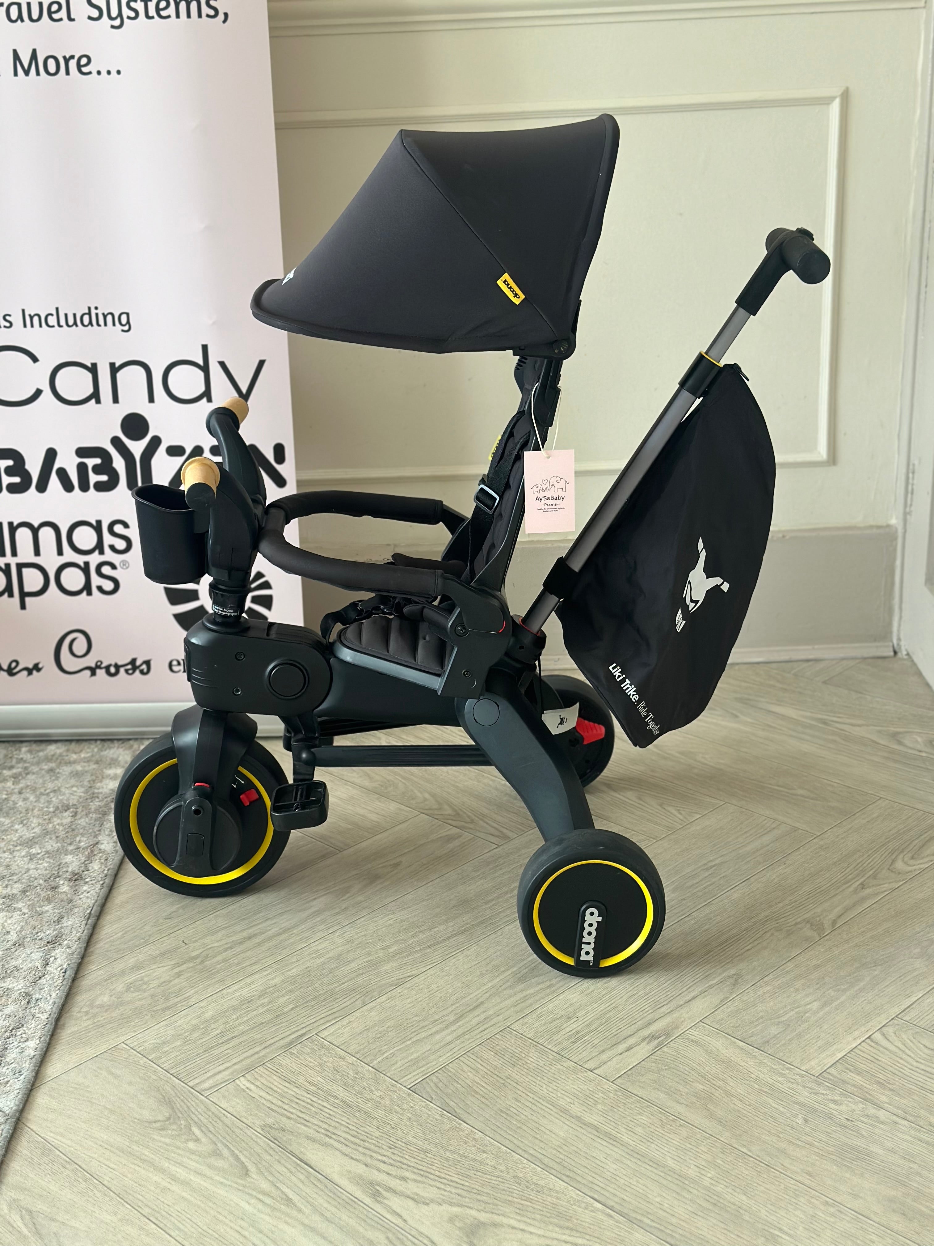 Doona™ Liki Trike S5 with Raincover- Nitro Black