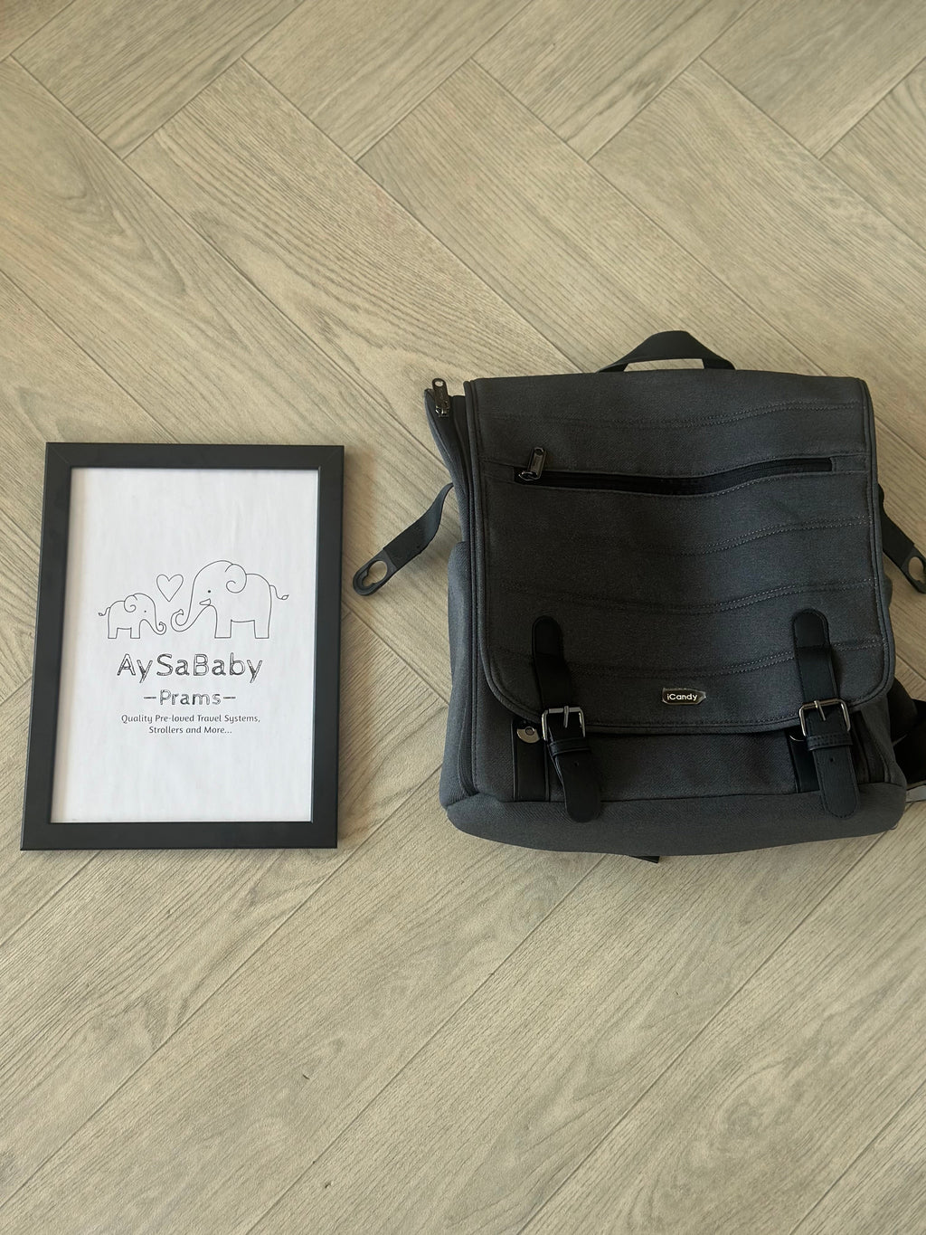 iCandy Peach 7 Changing Bag- Dark Grey