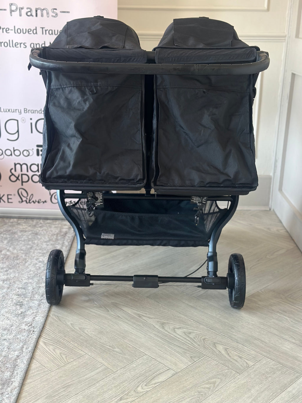 Baby Jogger City Mini GT2 Double All-Terrain Double Pushchair- Opulent Black