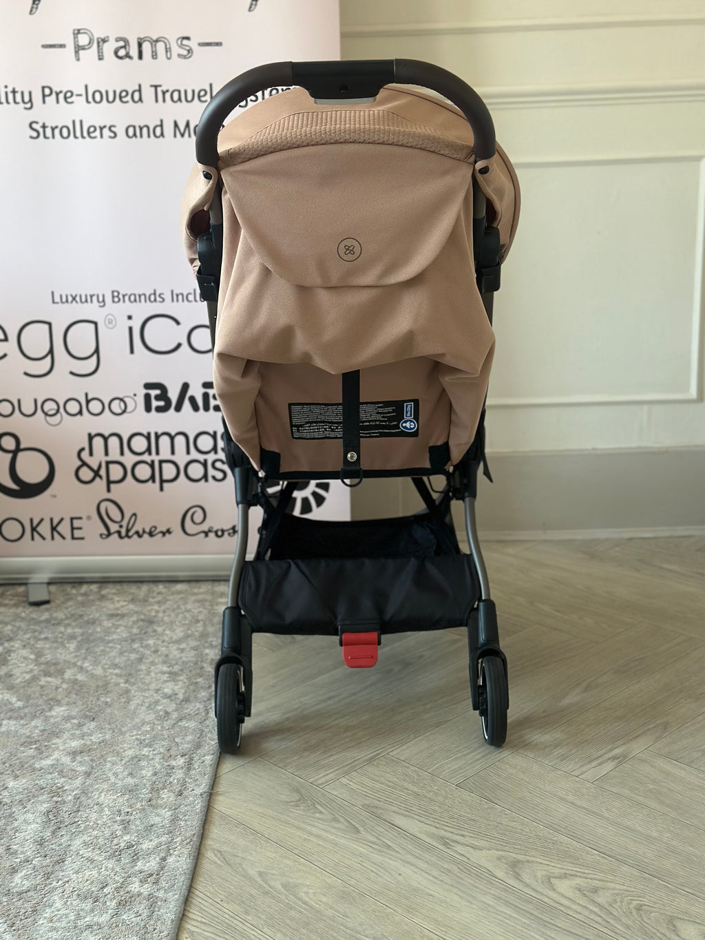 Silver Cross Clic Stroller with Footmuff- Roebuck (Dusty Pink)