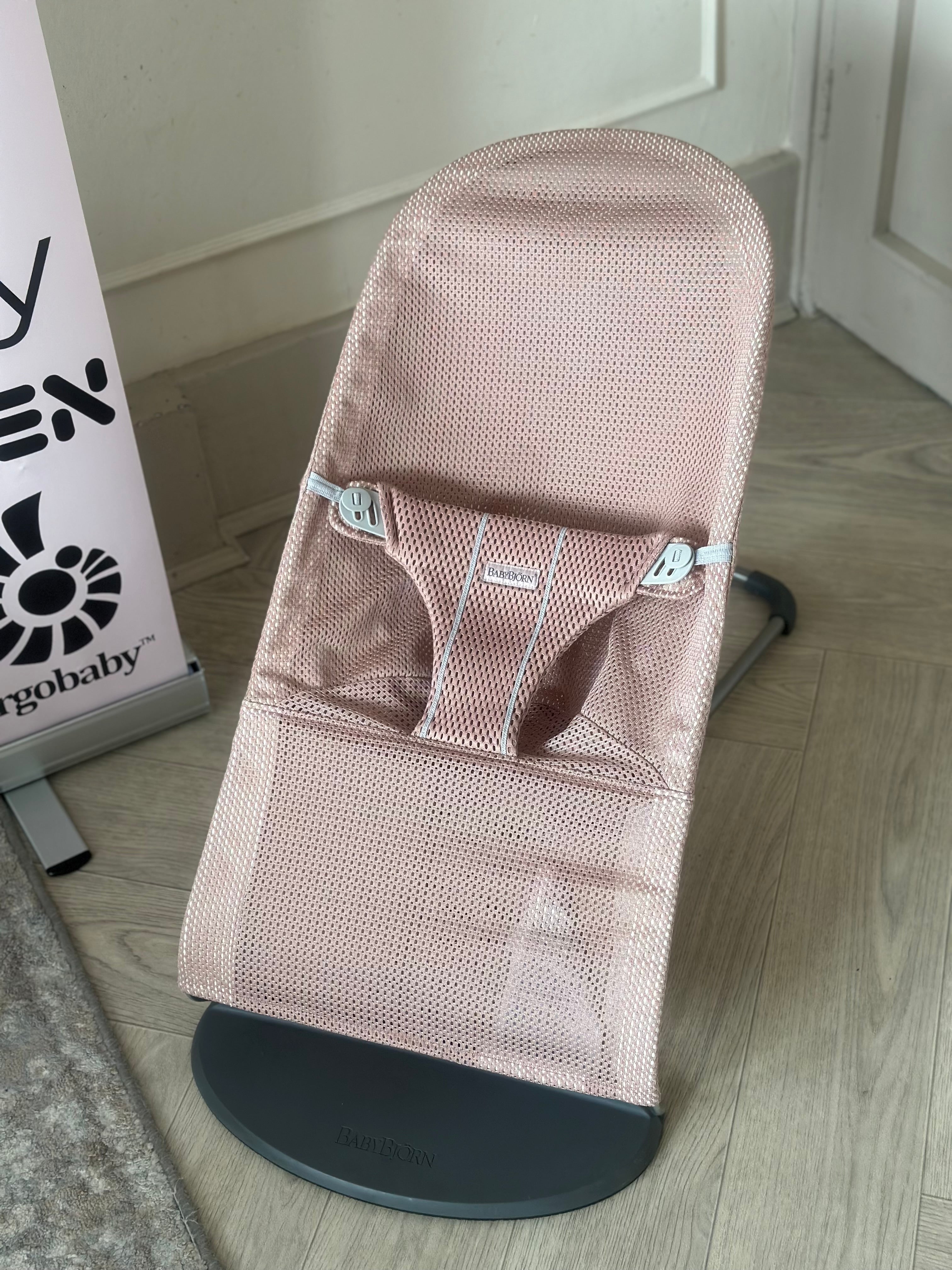 BabyBjorn Baby Bouncer Bliss - 3D Mesh- Dusty Pink