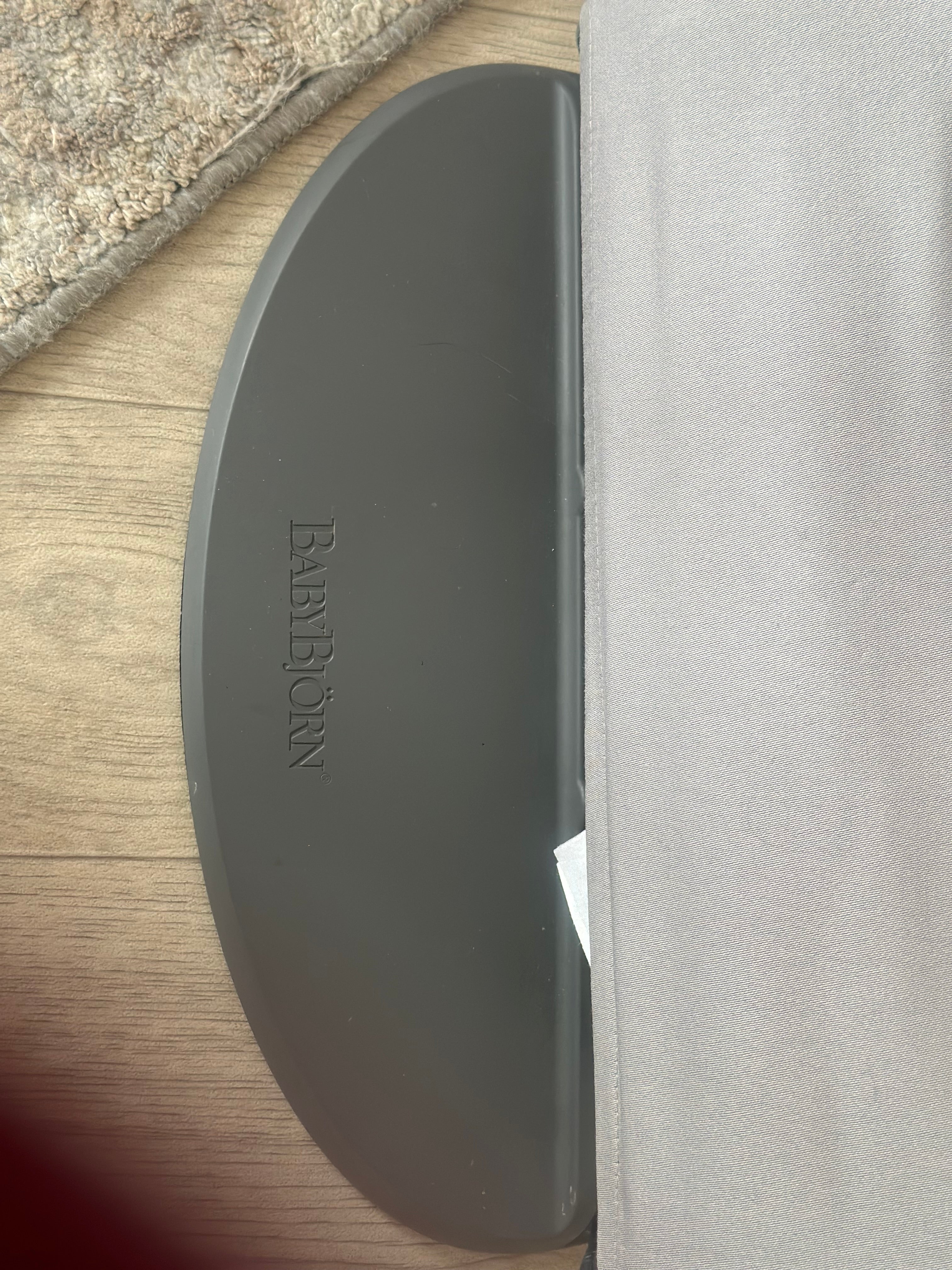 BabyBjorn Bouncer Bliss and Bouncer Toy - 3D Jersey - Light Grey