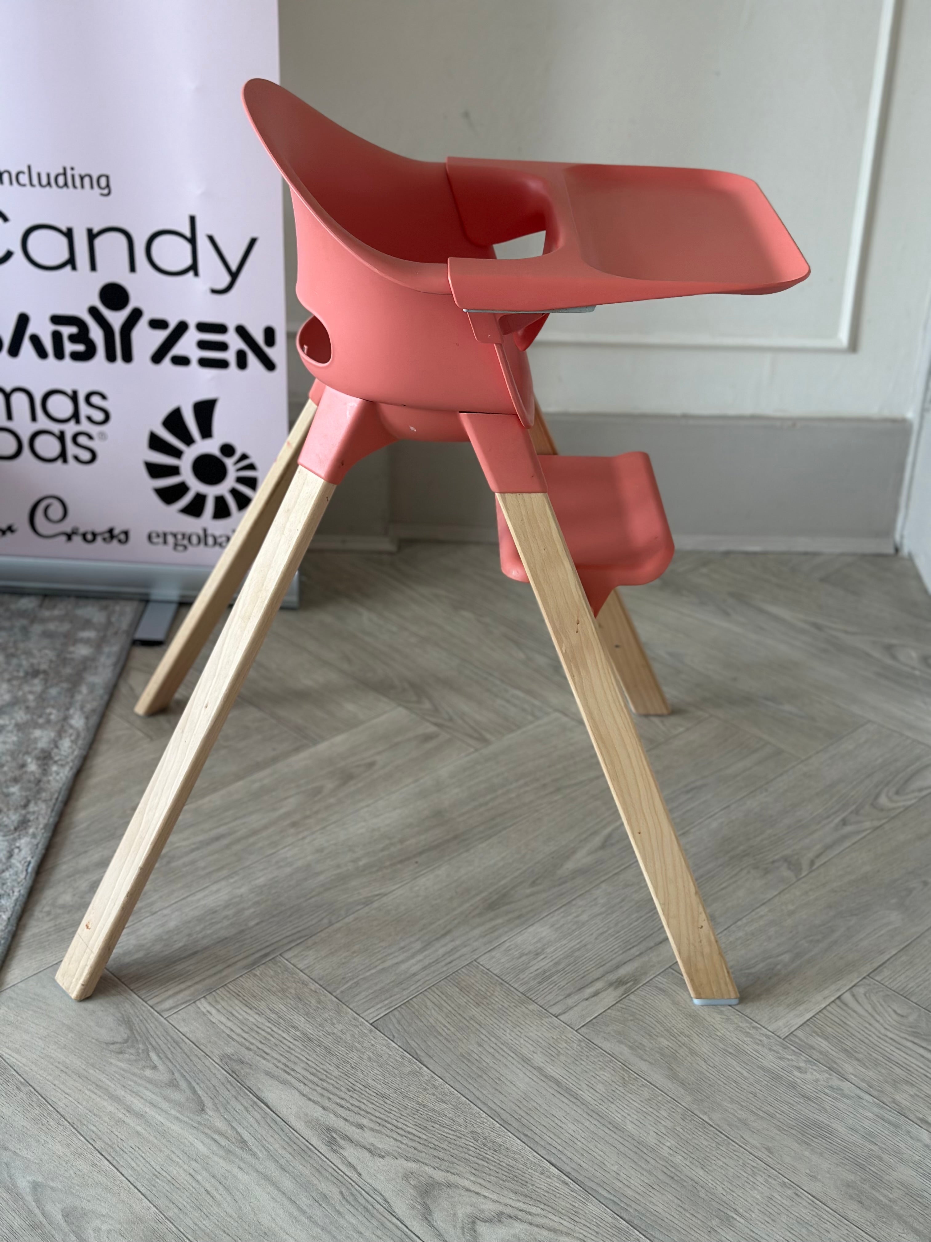 Stokke Clikk Highchair - Sunny Coral