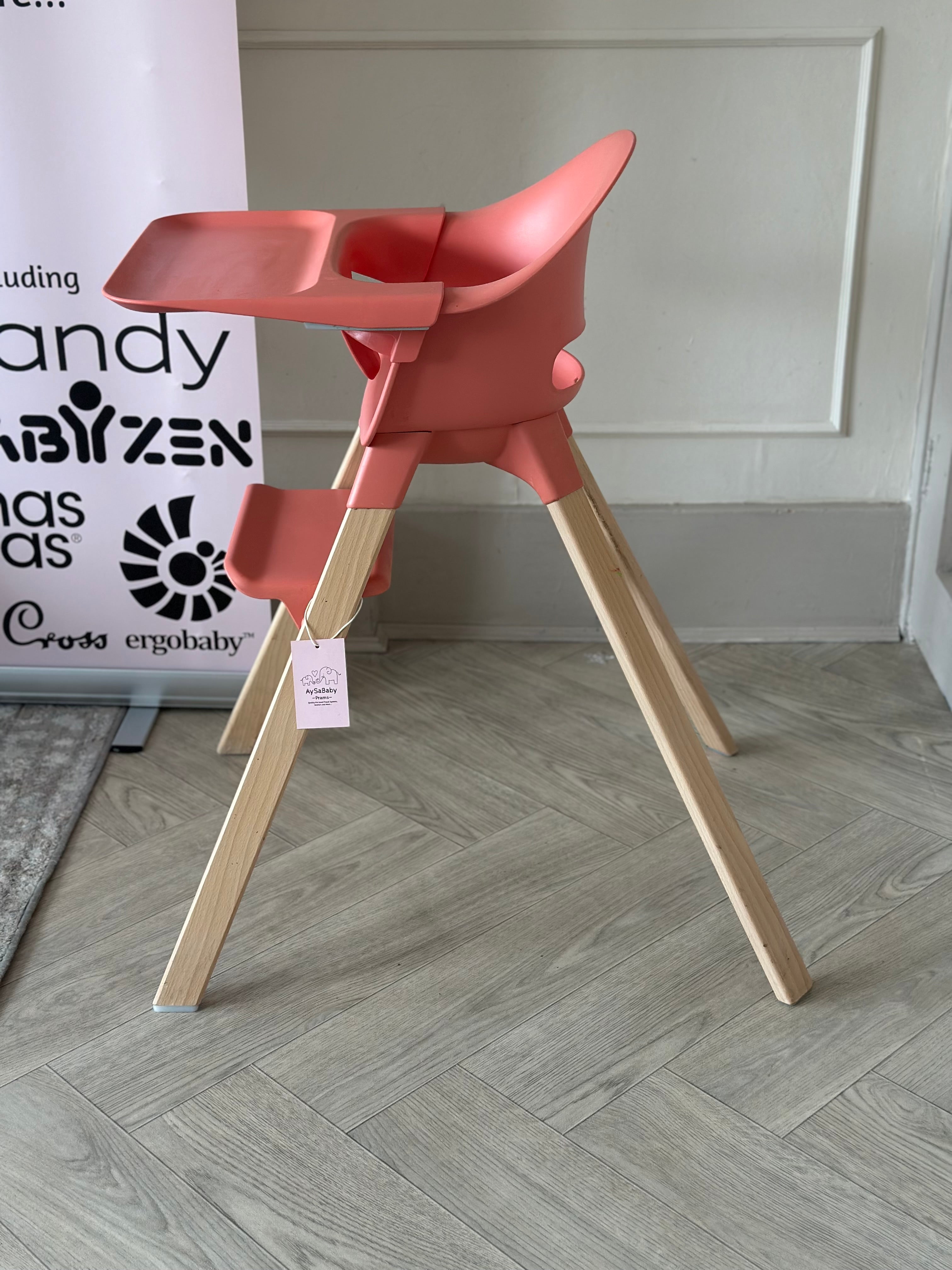 Stokke Clikk Highchair - Sunny Coral
