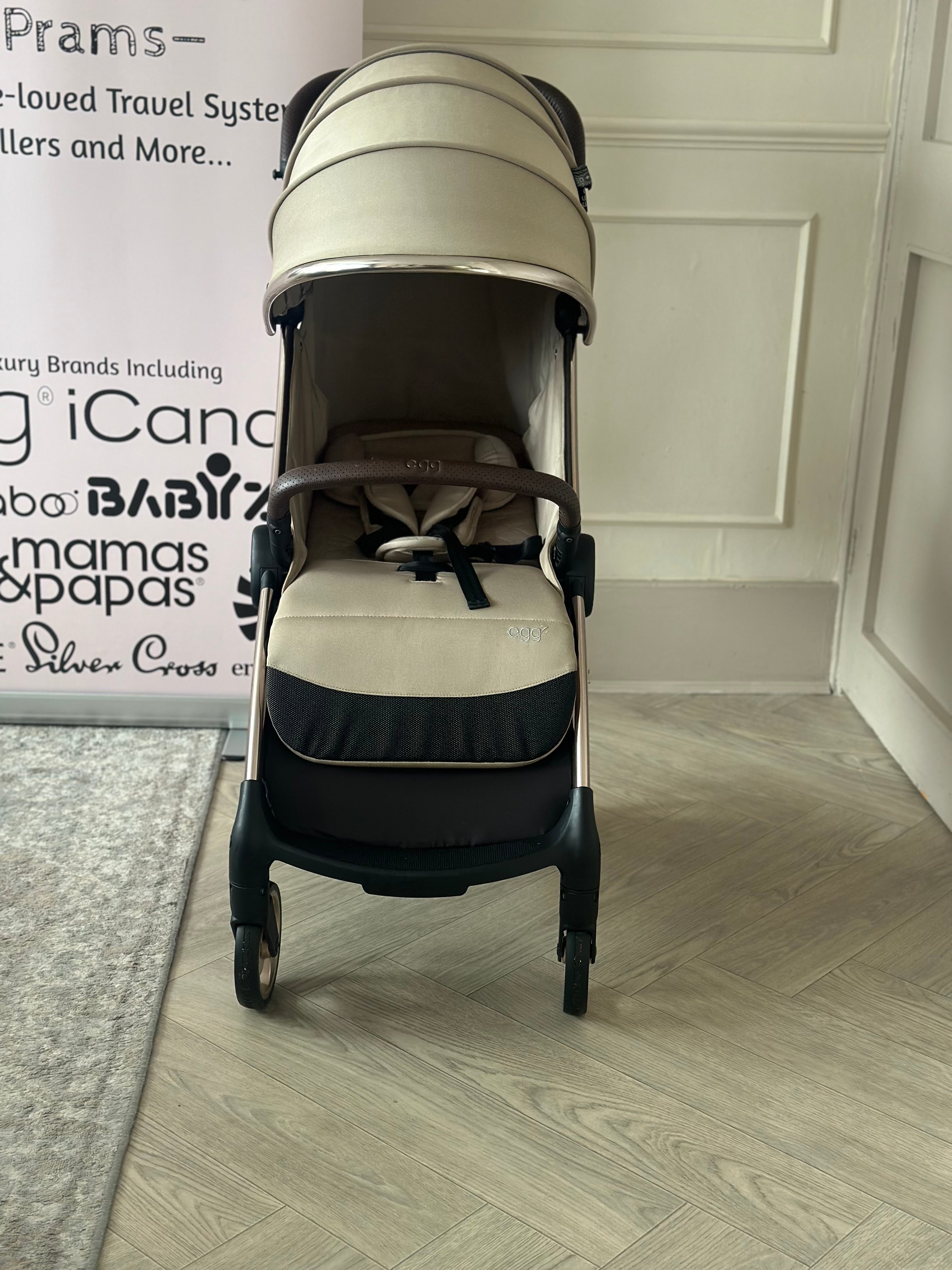 🤎 Egg Z Stroller with Raincover- Feather 🤎