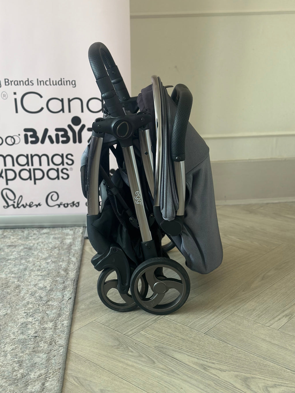 Egg Z Stroller with Raincover- Chambray