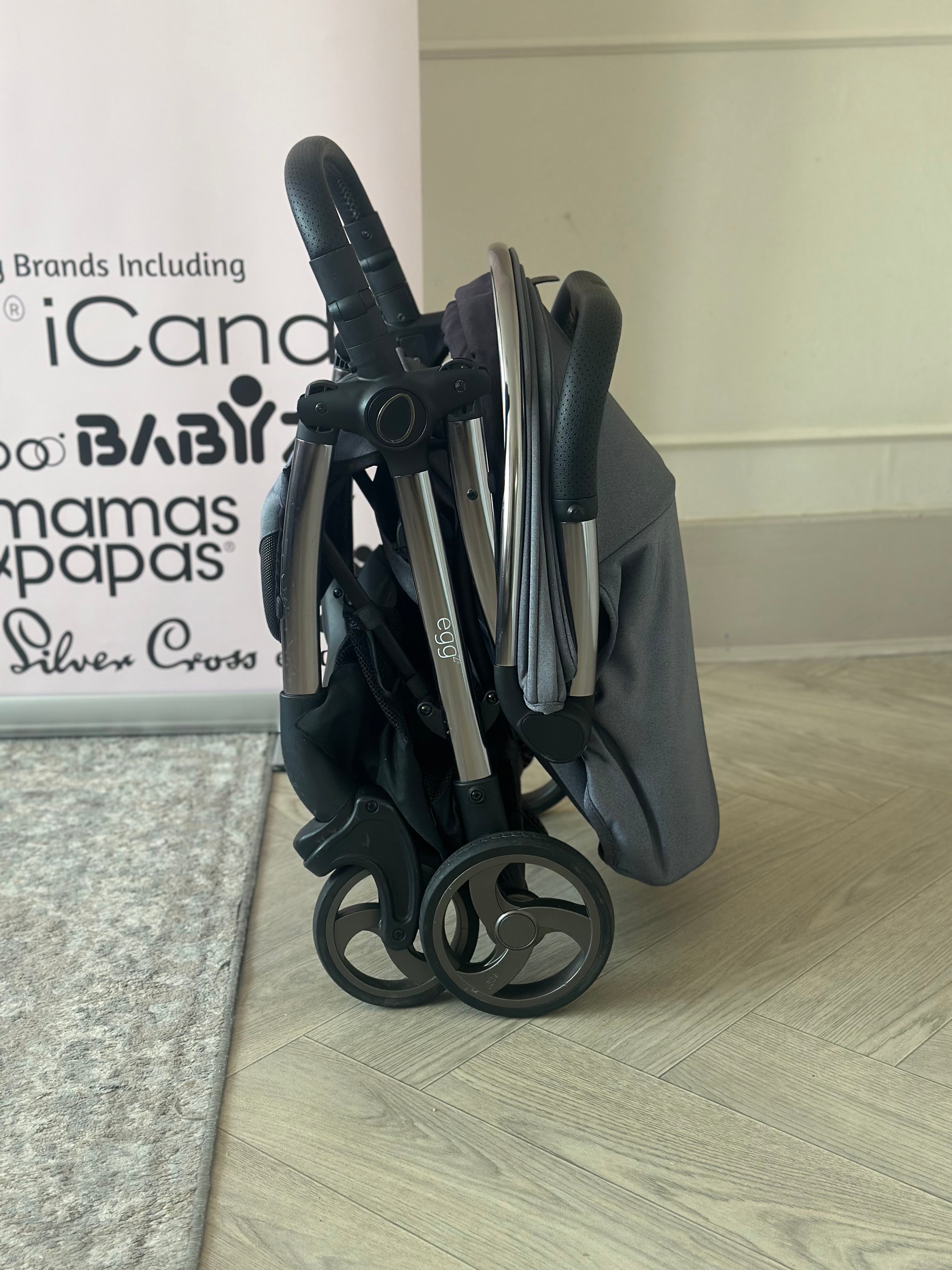 Egg Z Stroller with Raincover- Chambray