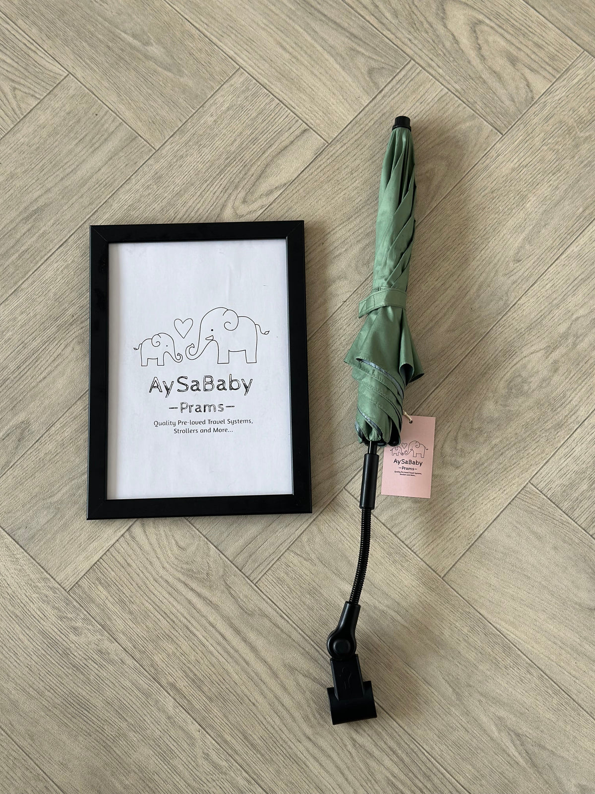Babyzen Yoyo Parasol and Adapter- Peppermint