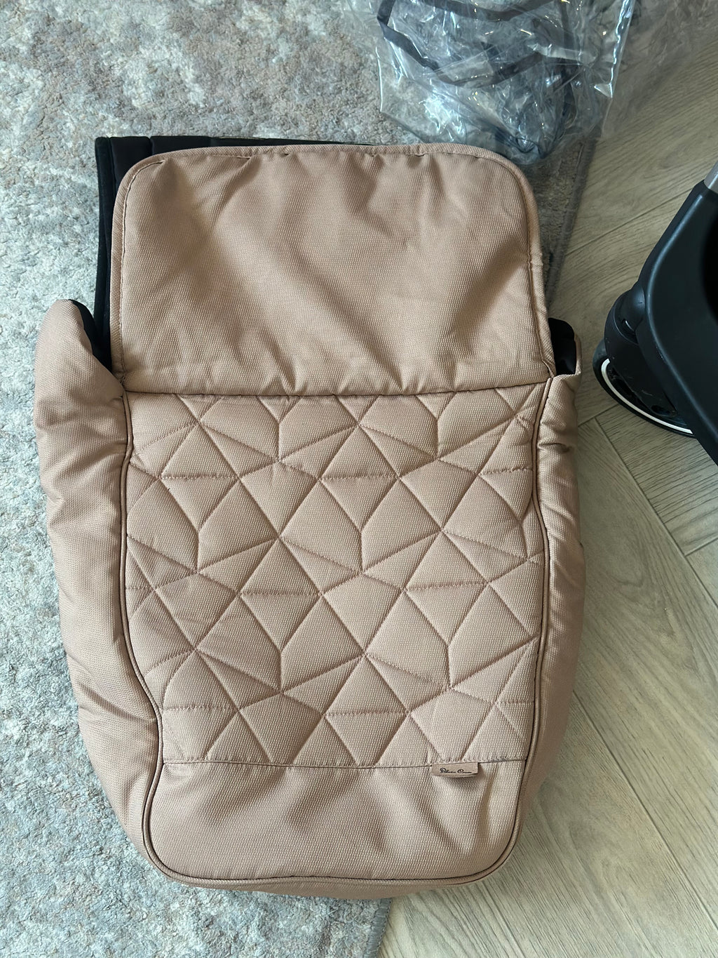 Silver Cross Clic Stroller with Footmuff- Roebuck (Dusty Pink)