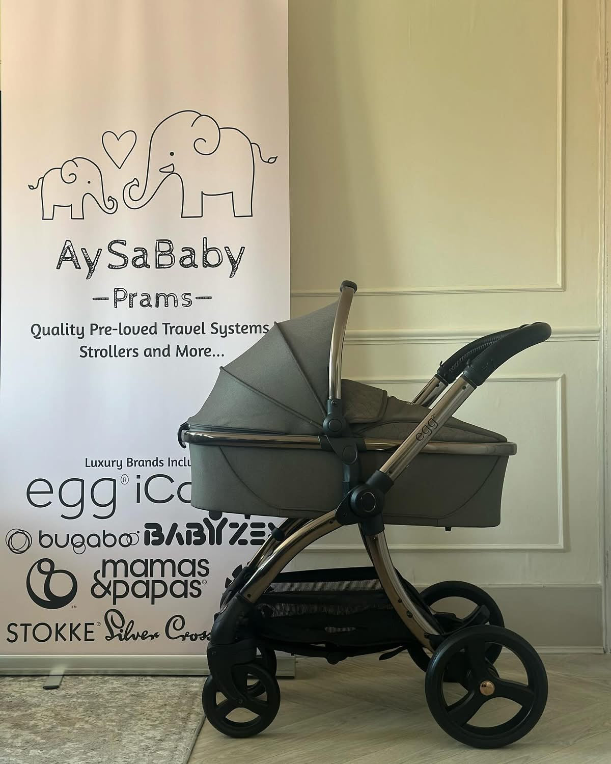 🍃 Babystyle Egg 2 Full Travel System in Hunter Green 🍃