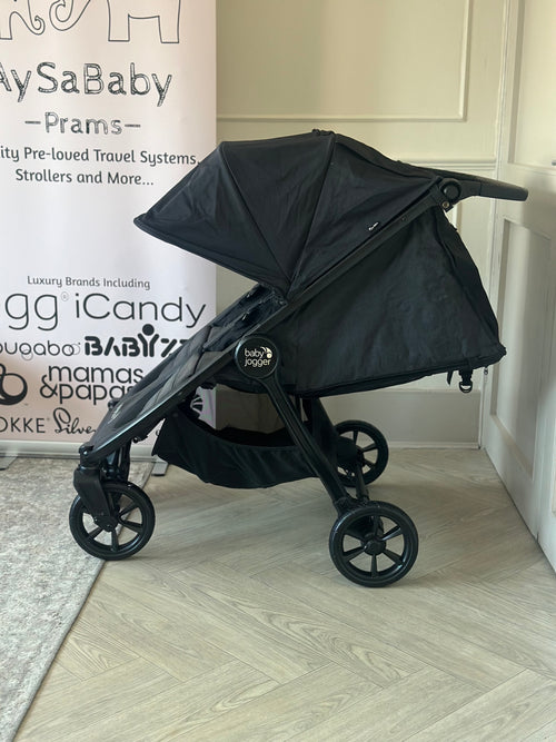 Baby Jogger City Mini GT2 Double All-Terrain Double Pushchair- Opulent Black