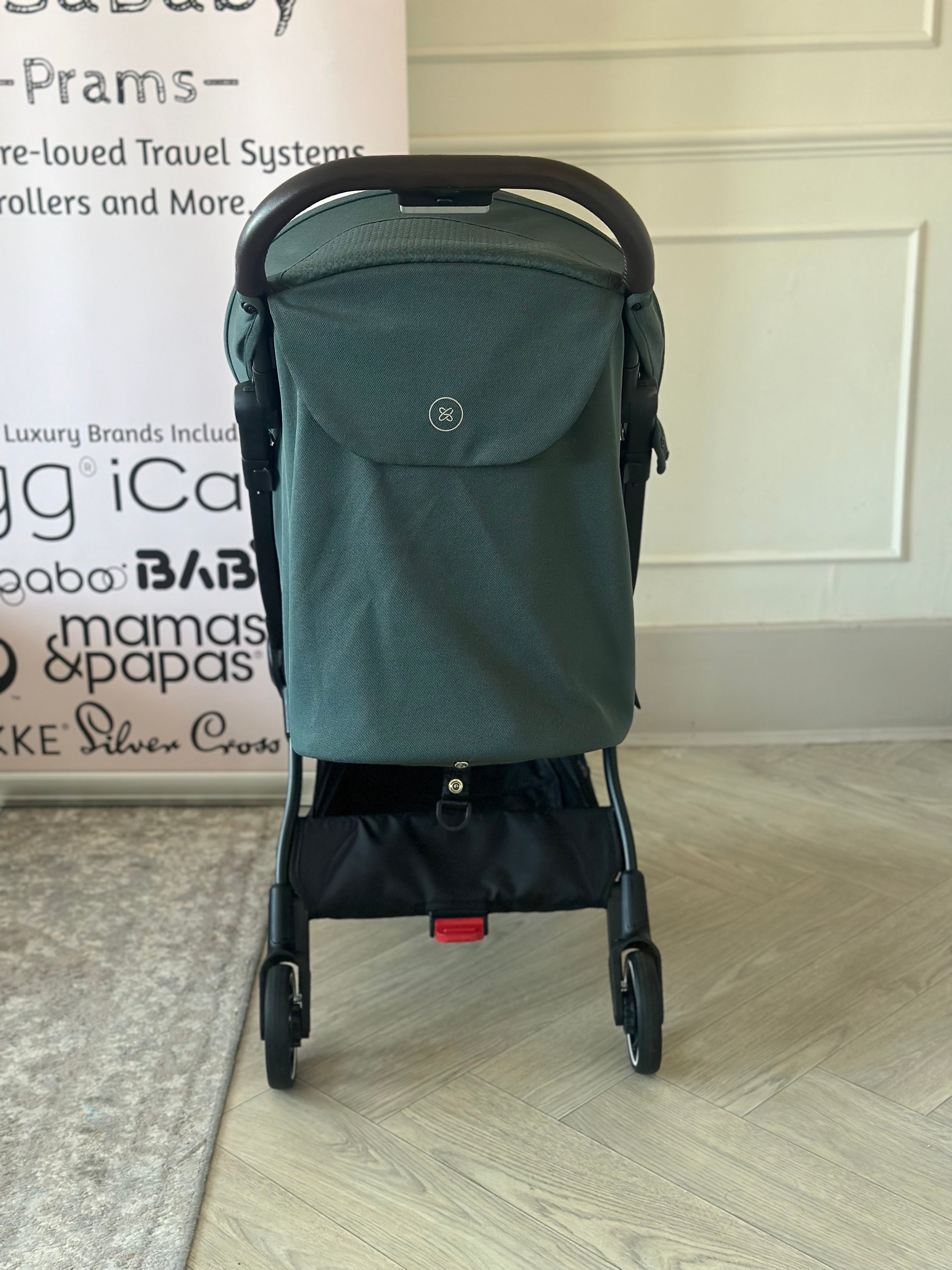 Silver Cross Clic 2 Stroller with Raincover- Conifer