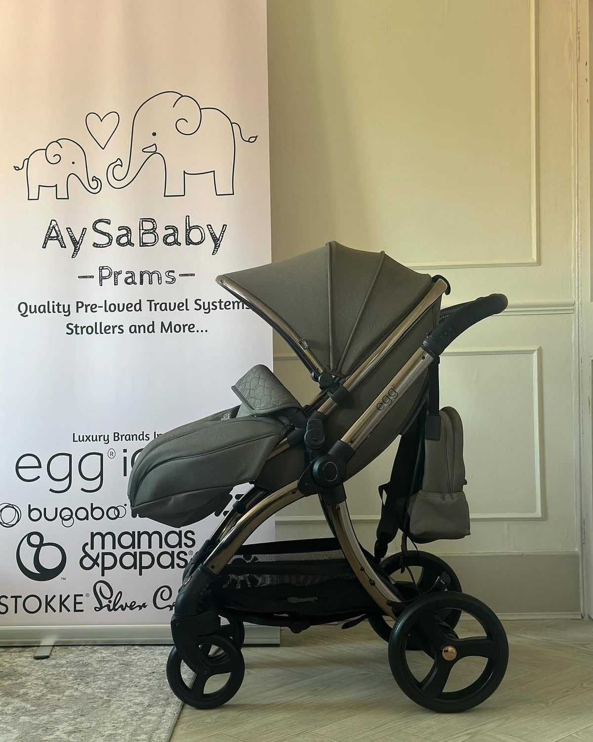 🍃 Babystyle Egg 2 Full Travel System in Hunter Green 🍃