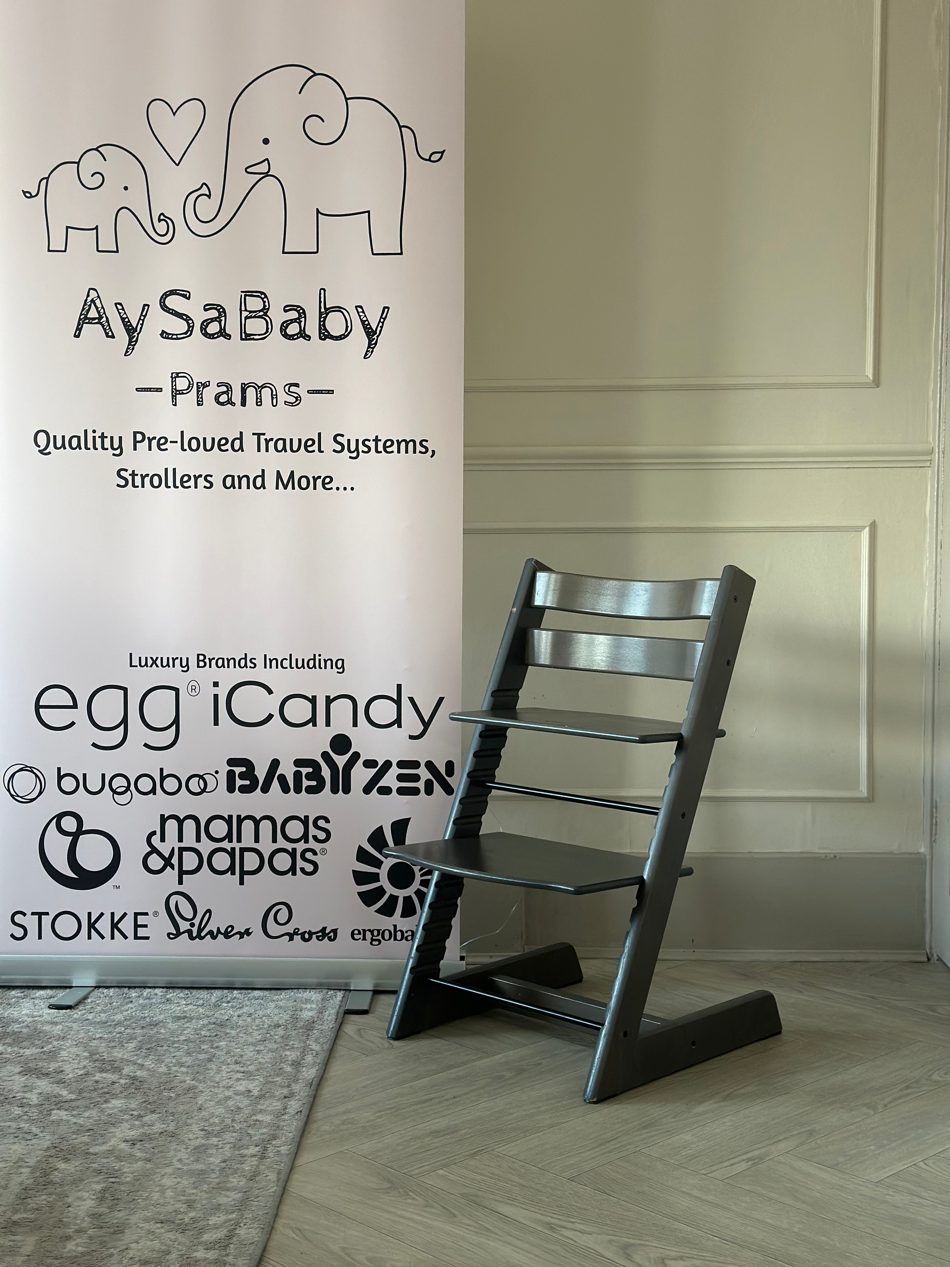 Stokke Tripp Trapp Highchair - Hazy Grey